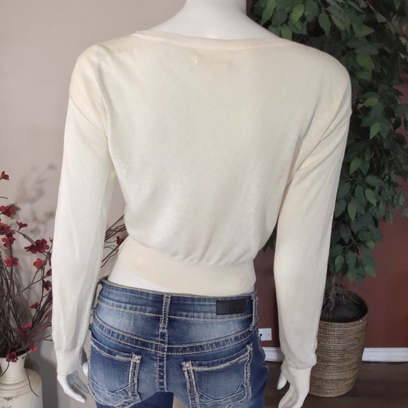 M.O.L. Knits Anthro Linen and Silk Blend Cardigan - Picture 3 of 10